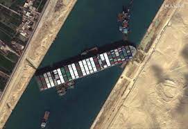 Suez canal remains blocked amid efforts to free stuck vessel. Nittjwju19etcm