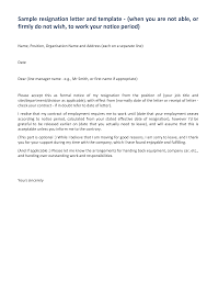 Professional Resignation Letter Sample With Notice Period How To Write A Profess Resignation Letter Sample Professional Resignation Letter Resignation Letter