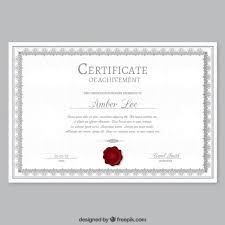 Just download one, open it in a program that can display the pdf files, and print. Elegant Certificate Template Free Vectors Ui Download