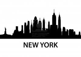 Black And White Skyline Clipart Detailed Silhouette Of New York City New York Skyline Silhouette New York Poster Skyline Tattoo