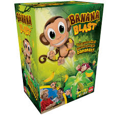 Game includes 1 x game board, 40 x movement cards, 1 x bean. Banana Blast Goliath Games Goliath Games