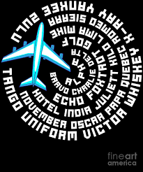The nato phonetic alphabet or more formally the international radiotelephony spelling alphabet, is the most commonly used spelling dictionary in the aviation industry. Phonetic Alphabet Airplane Pilot Flying Aviation Digital Art By The Perfect Presents