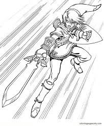 A young boy living in hyrule, link is often given the task of rescuing princess zelda and hyrule from the gerudo thief ganondorf. The Legend Of Zelda Link Coloring Pages Zelda Coloring Pages Coloring Pages For Kids And Adults