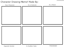 Drawing Character Style Template Drawing Meme Art Memes Art Challenge