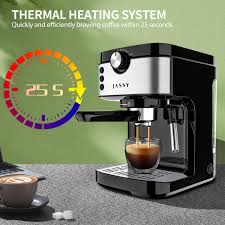 Besides good quality brands, you'll also find plenty of discounts when you shop for automatic cappuccino maker. Amazon Com Espresso Machine Cappuccino Machine 19 Bar Cappuccino Machines With Powerful Steamer For Home Barista Brewing Adjustable Single Double Cups Control 1300w Kitchen Dining
