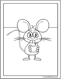 Free printable rat coloring pages for children to print and color. Mouse Coloring Pages To Print And Customize For Kids