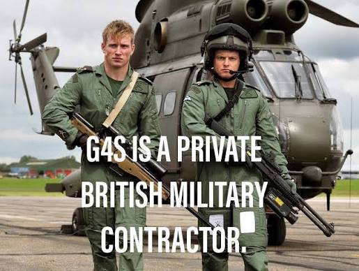 FOREIGN PRIVATE ARMIES OPERATING ON SA SOIL ARE OCCUPYING FORCES. What many  have failed to appreciate is that #G4S, which provides security, cash in  transit, and runs private prisons in South Africa,