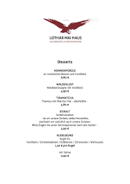 Ländliche gemütlichkeit und die liebe zum detail waren. Speisekarte Restaurant Berghotel Lothar Mai Haus In Hofbieber Steens Deutschlandgourmet