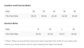 cuater by travis mathew golf belt size chart