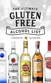 Gluten Free Alcohol List Wheat Free Alcohols And Drinks Glutenbee