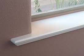 Chair rail molding will be measured, sized, and finished. Standard Window Sills