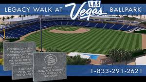 team announces legacy walk at las vegas ballpark