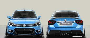 Rekaan grafik cetusan amirul fikr. Foto Proton Saga 2016 Versi R3 Hasil Sentuhan Ajerul Antoine