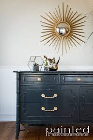 Thomasville Allegro Faux Bamboo Dresser In High Gloss Gray Furniture Makeover Faux Bamboo Lacquer Furniture