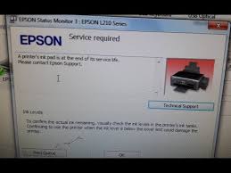 Image result for epson l380 service required