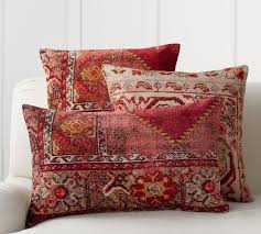Lorna Print Pillow Covers Pottery Barn Pillow Cover Velvet Pillow Covers Pottery Barn Pillows