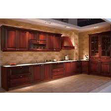 10' cherry wood kitchen cabinets