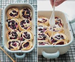 Schnell, lecker und einfach zuzubereiten! Blitzrezept Blueberry Cheesecake Rolls Puppenzimmer Com