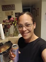 Making chicken and rice burritos for breakfast