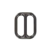 1" Matte Black, Concave Slide, Zinc Alloy