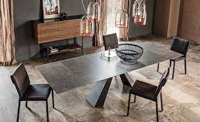 Tavolo Modello Eliot Drive Allungabile Base In Acciaio E Piano In Ceramica By Cattelan Italia Arredamento Tavolo Da Pranzo Moderno Sedia Per Sala Da Pranzo