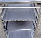Commercial Baking Pan Rack Capacity 8 Trays Kitchen Bakery Cart Focus  Aluminum | eBay