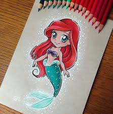 Ariel La Petite Sirene Dessin Ariel Dessins Disney Dessins Disney Faciles