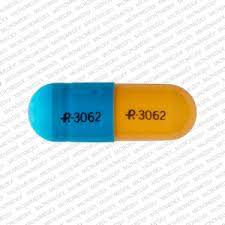 R 3062 R 3062 Pill Images Blue Orange Capsule Shape