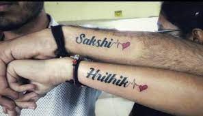 Initial Name Couples Tattoo Done At Big Guys Tattoo Studio Tattoos Couples Tattoo Tattoos For Guys