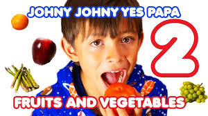 Funtastic Tv Johny Johny Yes Papa 2 Fruits And Vegetables Song For Children Nursery Rhymes Kids Songs Facebook