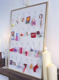 You can easily make your own chalkboard from an old board and then paint it with. Gifts For Wedding Advent Calendar
