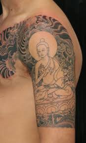 106 tatouages de bouddha : Tatouage Tibetain Homme Language Fr 1001 Idees Tatouage Symbole Bouddhiste Empreint De