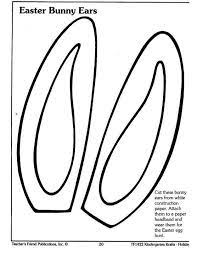 Bunny Ears Add To A Band Of Construction Paper To Make A Hat Easter Bunny Ears Template Paper Bunny Ears Bunny Ears Template