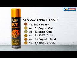 bosny ph kt gold effekt spray paint