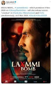 Our list of 2020 movies is even more accurate than imdb. Akshay Kumar S Laxmmi Bomb To Get Theatrical Release In Select Overseas Markets On November 9 Ani Bw Businessworld