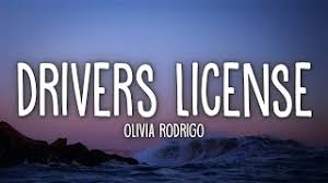 1 song in the world right now. Drivers License Von Olivia Rodrigo Laut De Song