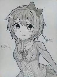 Draw Sayori Cute Literature Club Fan Art Literature