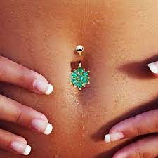 Colorful Flower Shape Stainless Steel Navel Piercing Jewelryhttps Doitstylish Com Colorfu Belly Button Piercing Jewelry Navel Piercing Jewelry Navel Piercing