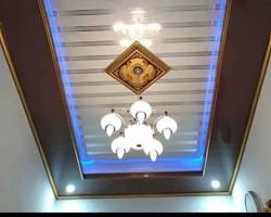 Gambar Plafon PVC Kombinasi