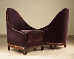 Emile Jacques Ruhlmann Armchair Amboyna With Ebony Detail And Velvet Upholstery First Designed For Jacques Do Deco Chairs Art Deco Furniture Art Deco Chair
