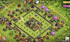 Base th 9 anti 3 bintang. Copy Base Town Hall 9 Th9 War Trophy Base V55 Anti 2 Star With Link 10 2019 War Base Clash Of Clans Clasher Us