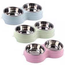 Worried about pet food recalls? Dog Double Bowl Puppy Food Water Feeder Cute Stainless Steel Pets Drinking Dish Feeder Pets Supplies Feeding Dishes Dogs Bowl Dog Feeding Aliexpress