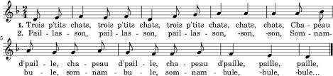 Avec mes doigts je compte jusqu'à trois 1, 2, 3 tu es le roi. Trois Petits Chats Les Paroles De La Chanson Sur Le Site De Tete A Modeler