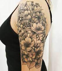 This only took around 25 minutes, but spent a lot longer than usual making it look neater around the edges with a fine black sharpie.pretty happy with how. Floral Style Half Sleeve