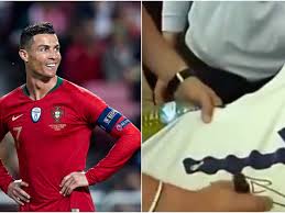 We assure you the best quality, best price ! Cristiano Ronaldo Tells Fan He Needs Juventus Kit After Signing Real Madrid Jersey