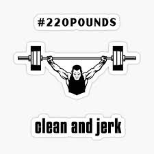 At the sound of the beep, he or she will advance to the pair of dumbbells and start the 18. Clean And Jerk Stickers Redbubble
