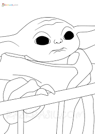 It is a member of the alien family as yoda a popular. Baby Yoda Coloring Page 50 Best Pictures Free Printable