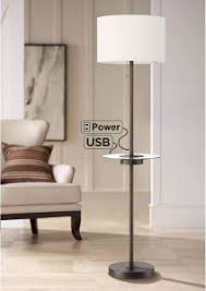 Brightech maxwell charger shelf floor lamp with usb charging ports and electric outlet tall nar Top 10 Best Shelf Floor Lamps In 2021 Reviews Guide