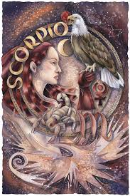 Bergsma Gallery Press Paintings Art With Symbols Zodiac Scorpio Prints Zodiac Signs Scorpio Scorpio Art Zodiac Art