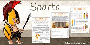 Territorio sparta, espansione, colonie, conquista territori vicini atene. Sparta Schede Didattiche Per La Scuola Primaria Pianetabambini It